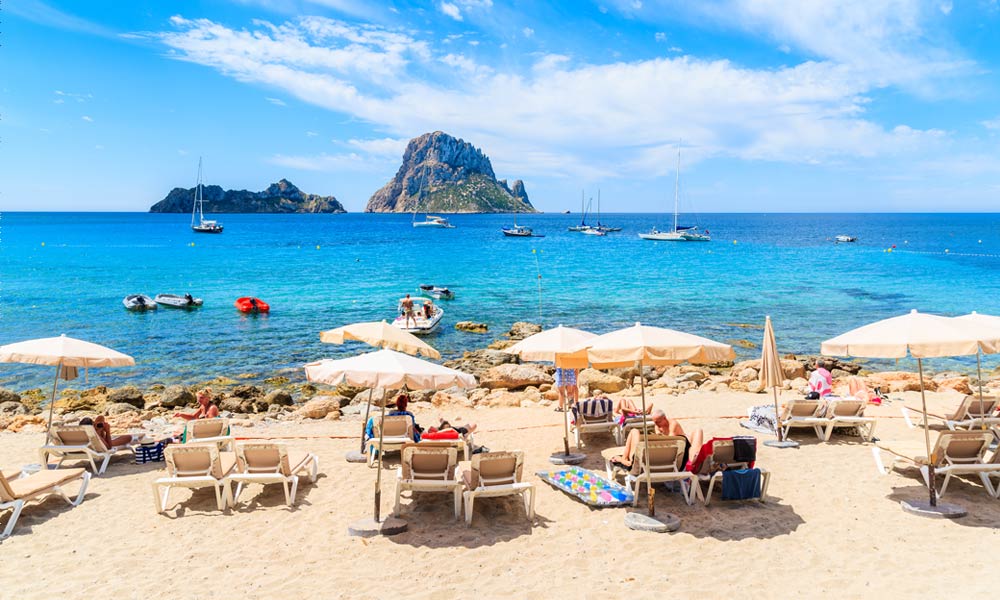 Cala d'Hort is een prachtig strand op Ibiza