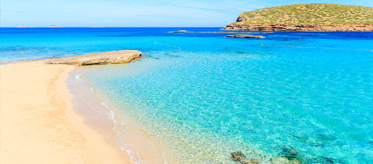 Cala Comte Ibiza | Dit strand wordt ook wel Cala Conta genoemd en is een van de mooiste stranden van Ibiza