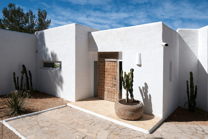 Luxe vakantiehuis op Ibiza huren? Casa Lobo (nabij Cala Vadella) buitenzijde