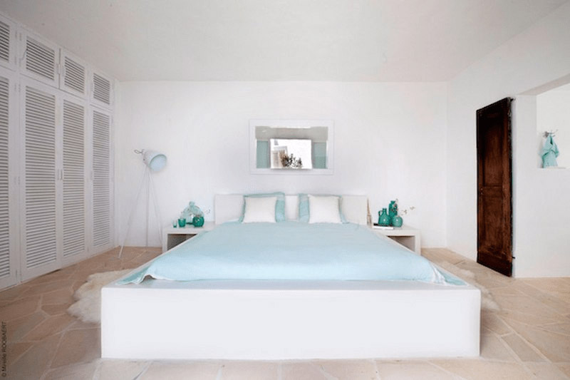 Luxe vakantiehuis op Ibiza huren? Casa Lobo (nabij Cala Vadella) heeft prachtige slaapkamers